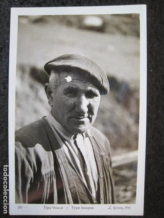 Postcards: EUSKADI-PAIS VASCO-TIPO VASCO-FOTOGRAFICA ROISIN-20-POSTAL ANTIGUA-(93.996)