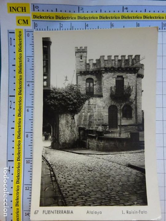 Postcards: POSTAL DE GUIP&Uacute;ZCOA. A&Ntilde;OS 30 50. FUENTERRABIA ATALAYA 57 ROISIN. 403