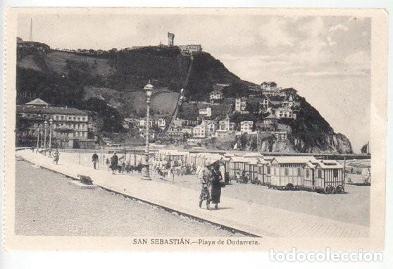 Postcards: POSTAL, SAN SEBASTIAN. - PLAYA DE ONDARRETA. G. G. S/C
