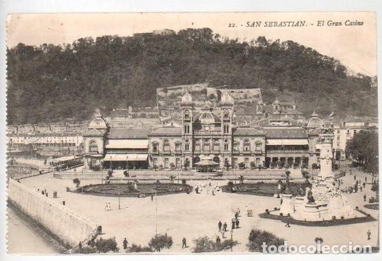 Postcards: POSTAL, 22. - SAN SEBASTIAN. - EL GRAN CASINO. EDICI&Oacute;N GREGORIO G. GALARZA. CIRCULADA 1916