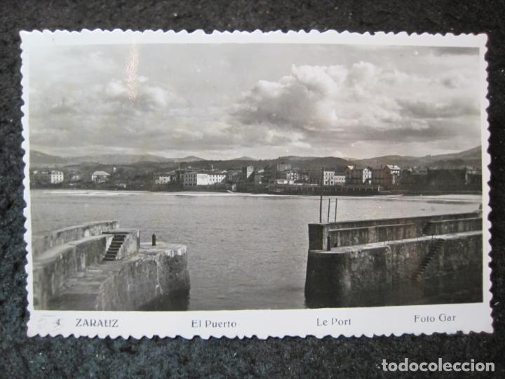 Postcards: ZARAUTZ-ZARAUZ-EL PUERTO-FOTO GAR-POSTAL ANTIGUA-(94.480)