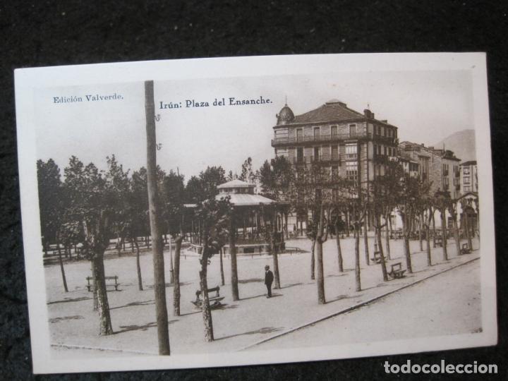 Postcards: IRUN-PLAZA DEL ENSANCHE-HAUSER Y MENET-POSTAL ANTIGUA-(94.532)