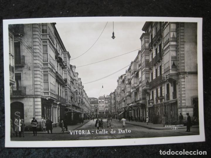 Postcards: VITORIA-GASTEIZ-CALLE DE DATO-FOTOGRAFICA G.H. ALSINA 19-POSTAL ANTIGUA-(94.534)
