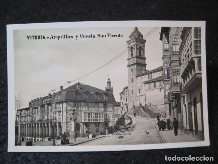 Postcards: VITORIA-GASTEIZ-ARQUILLOS Y CUESTA SAN VICENTE-FOTOGRAFICA-POSTAL ANTIGUA-(94.537)
