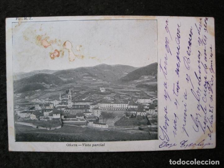 Postais: O&Ntilde;ATE-O&Ntilde;ATI-VISTA PARCIAL-REVERSO SIN DIVIDIR-POSTAL ANTIGUA-(94.548)