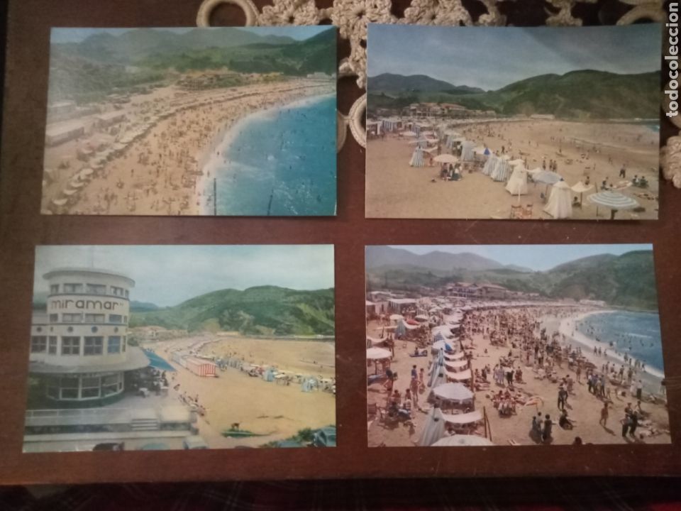 Postais: A&ntilde;os 60. 4 Postales DEBA GIPUZKOA