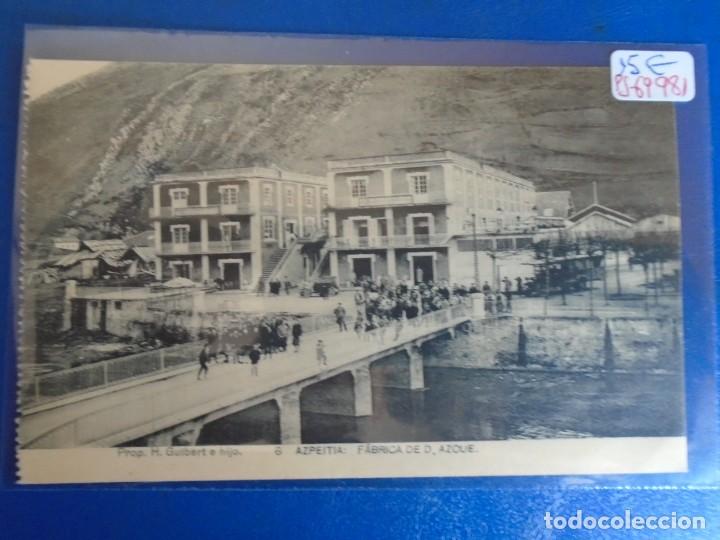 Postais: (PS-69981)POSTAL DE AZPEITIA-FABRICA DE D.AZCUE.H.GUIBERT E HIJO