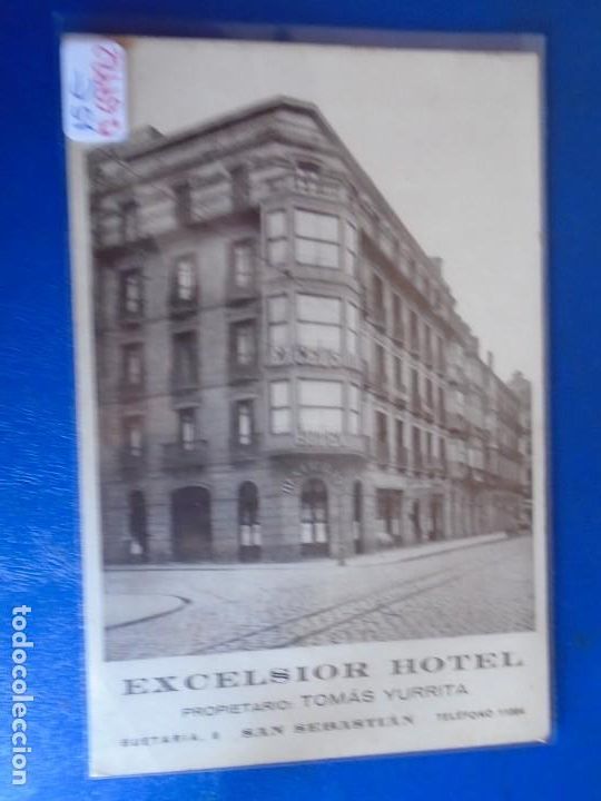 Postais: (PS-69982)POSTAL DE SAN SEBASTIAN-EXCELSIOR HOTEL.PROPIETARIO TOMAS YURRITA