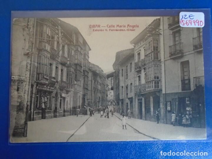 Postais: (PS-69990)POSTAL DE EIBAR-CALLE MARIA ANGELA.EDICION V.FERNANDEZ