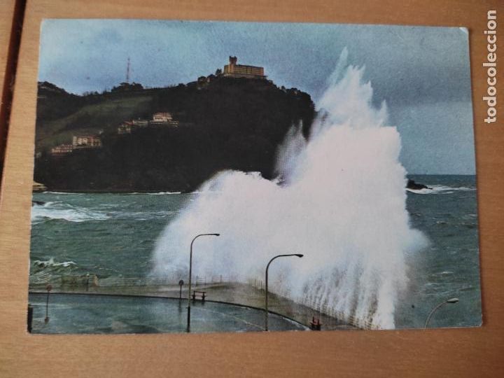 Postcards: SAN SEBASTIAN TEMPORAL ED MANIPEL N&ordm; 27 SC ALGO SOBADA