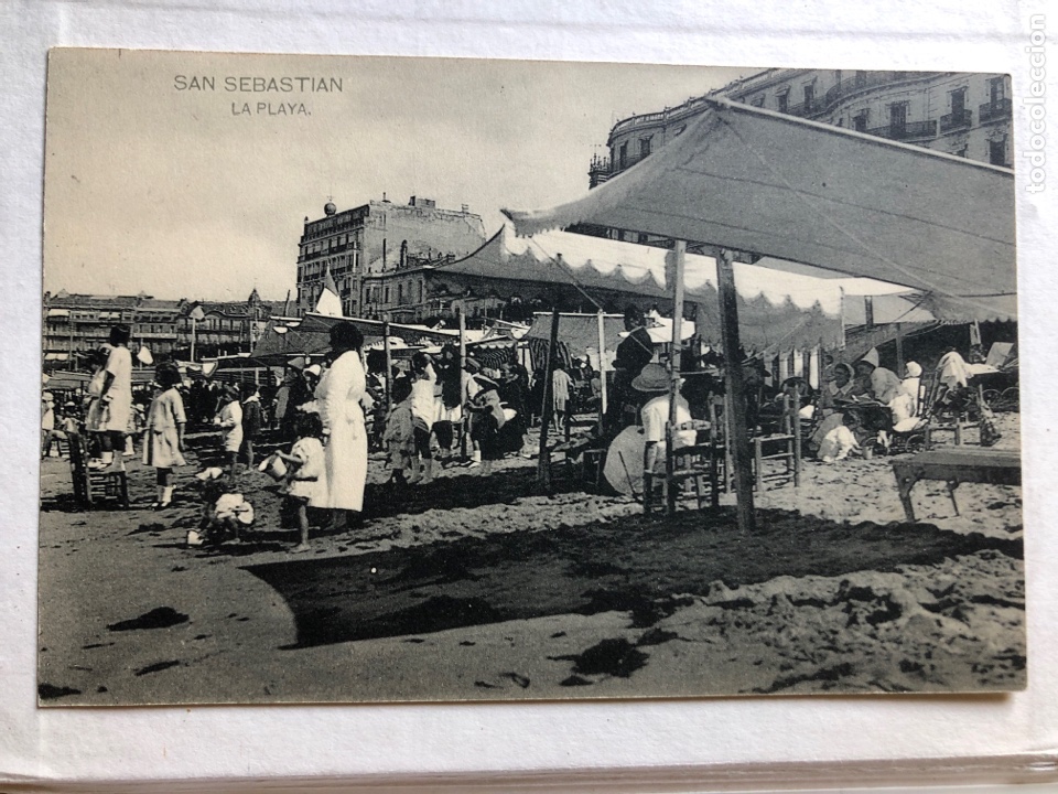 Postales: SAN SEBASTI&Aacute;N. LA PLAYA. Sin circular - Foto 2