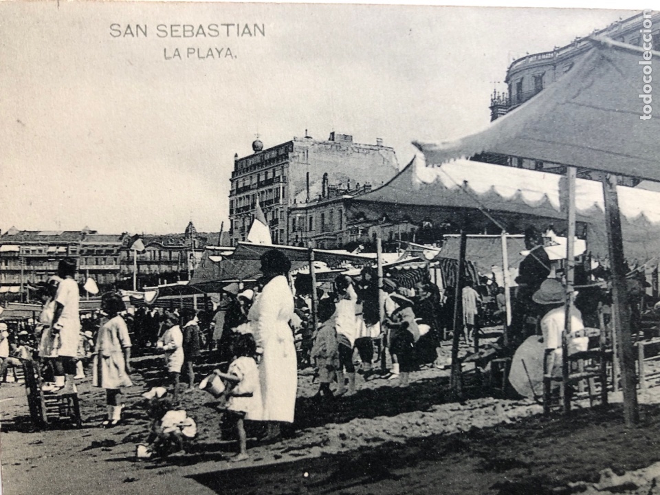 Postales: SAN SEBASTI&Aacute;N. LA PLAYA. Sin circular - Foto 1
