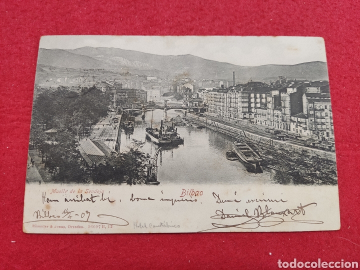 Postales: Postal Bilbao, muelle de la sendeja - Foto 1