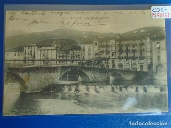 Postcards: (PS-70351)POSTAL DE TOLOSA-PUENTE DE NAVARRA.EDICION MOCOROS-LARRA&Ntilde;AGA