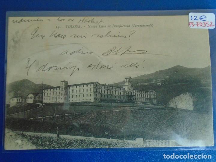 Postcards: (PS-70352)POSTAL DE TOLOSA-NUEVA CASA DE BENRFICENCIA(IURREAMENDI).EDICION MOCOROS-LARRA&Ntilde;AGA