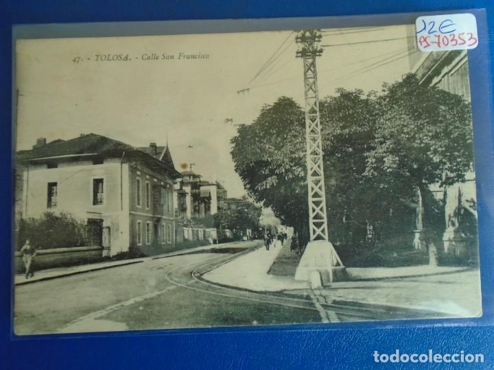 Postcards: (PS-70353)POSTAL DE TOLOSA-CALLE SAN FRANCISCO.EDICION MOCOROS-LARRA&Ntilde;AGA