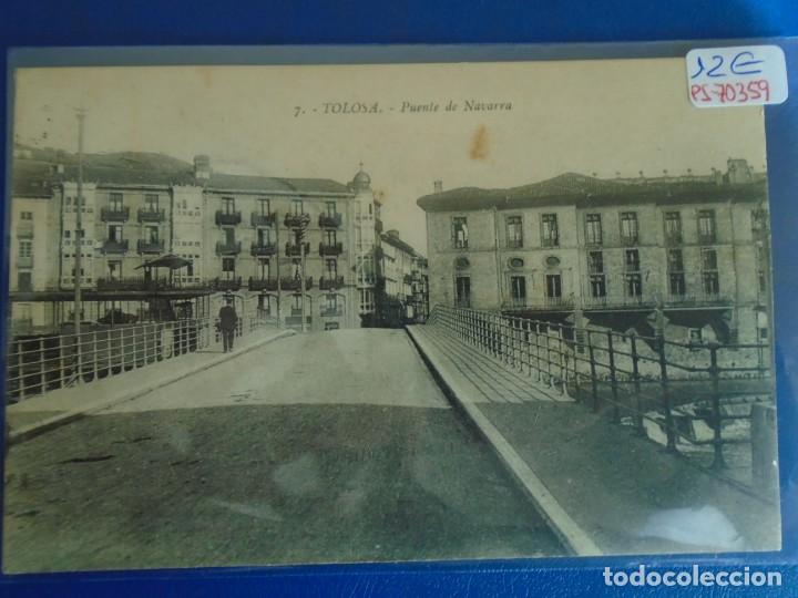 Postcards: (PS-70359)POSTAL DE TOLOSA-PUENTE DE NAVARRA.EDICION MOCOROS-LARRA&Ntilde;AGA