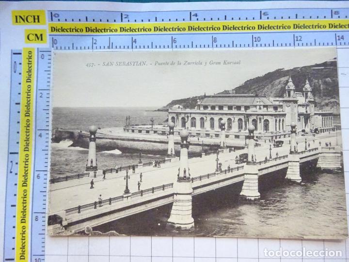 Cartoline: POSTAL DE GUIP&Uacute;ZCOA SAN SEBASTIAN. A&Ntilde;OS 10 30. PUENTE DE LA ZURRIOLA Y GRAN KURSAAL 457 GALARZA. 396
