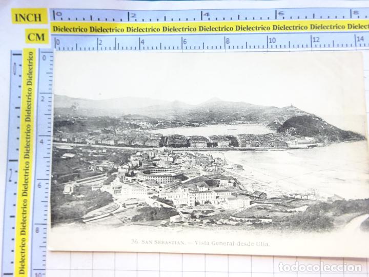 Cartoline: POSTAL DE GUIP&Uacute;ZCOA SAN SEBASTIAN. A&Ntilde;OS 10 30. VISTA GENERAL DESDE ULIA 36 MAYOR. 402