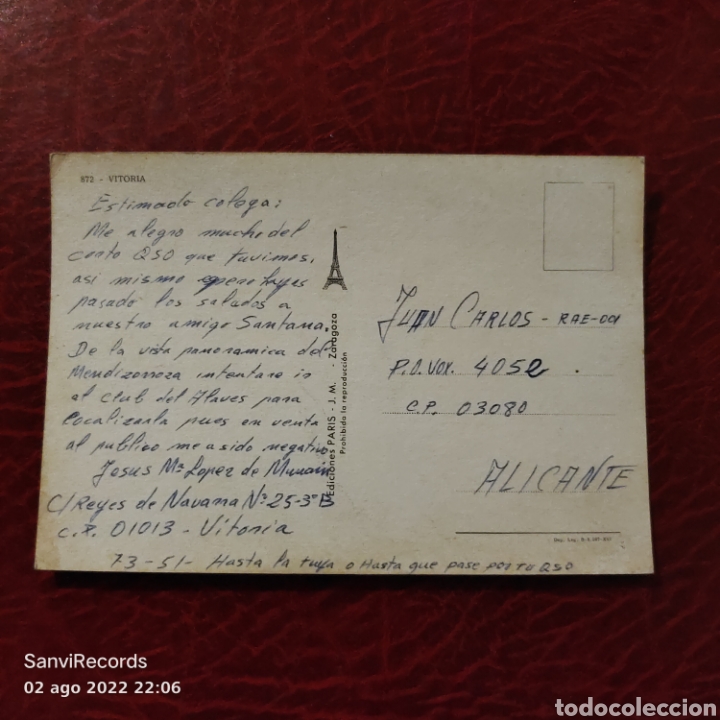 Postales: POSTAL: VITORIA (PA&Iacute;S VASCO) - Foto 2