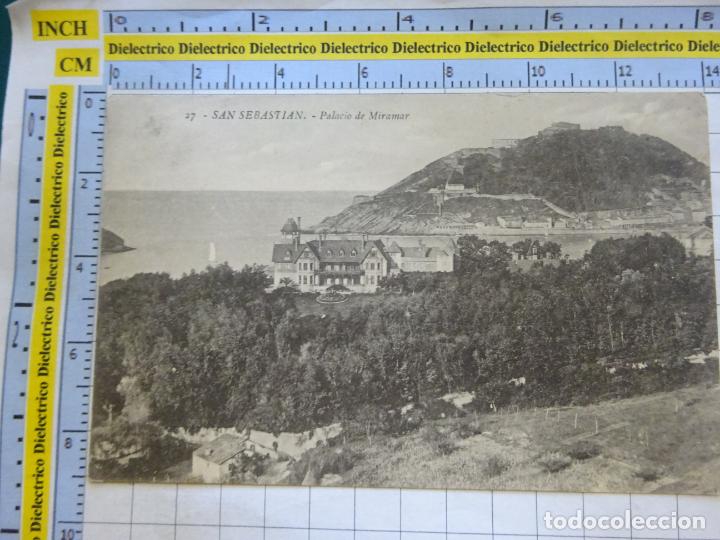 Cartoline: POSTAL DE SAN SEBASTIAN, GUIP&Uacute;ZCOA. A&Ntilde;OS 10 30. PALACIO DE MIRAMAR 27 GALARZA 332