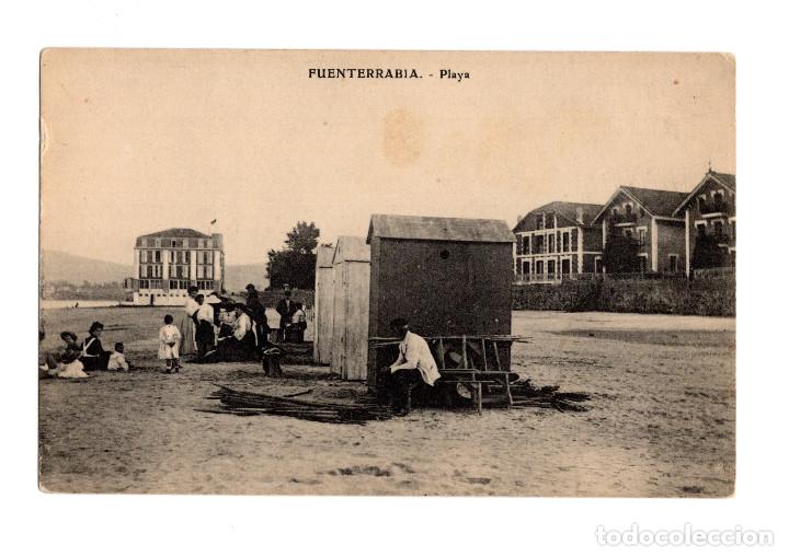 Postales: FUENTERRABIA.(GUIP&Uacute;ZCOA).- PLAYA. - Foto 1