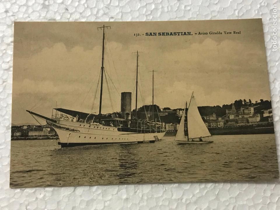 Cartes Postales: SAN SEBASTIAN - 132 - AVISO GIRALDA YATE REAL - ED&middot; G. GALARZA