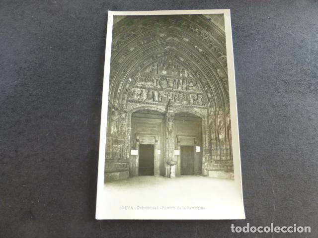 Postales: DEVA GUIPUZCOA PORTICO DE LA PARROQUIA - Foto 1