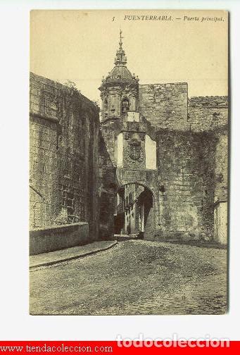 Postales: Fuenterrabia.- Puerta principal - Foto 1