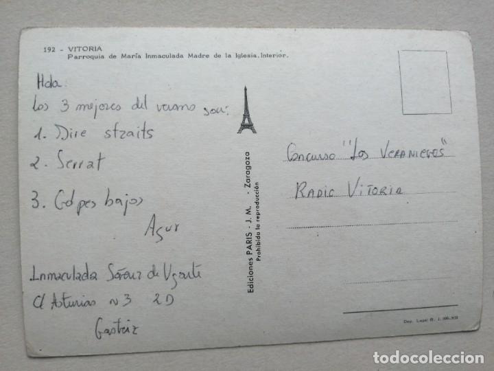Postales: POSTAL VITORIA- N&Uacute;MERO- 192 - Foto 2