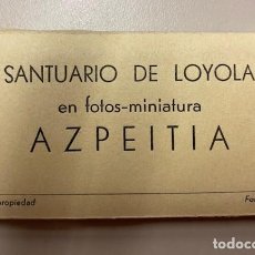 Postales: AZPEITIA - SANTUARIO DE LOYOLA EN FOTOS MINIATURA - BLOC 15 POSTALES 8X5 CM - SAN IGNACIO DE LOYOLA. Lote 362773800