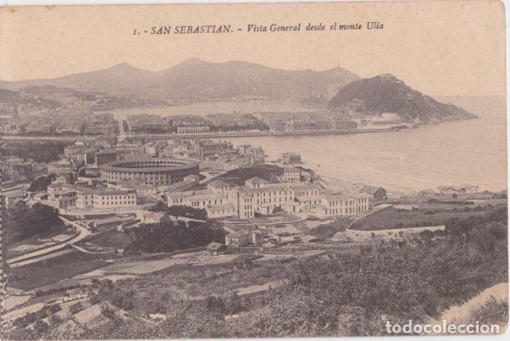 Postkarten: SAN SEBASTIAN, VISTA GENERAL DESDE EL MONTE ULIA &ndash; EDICION G.GALARZA, CLICH&Eacute; GONZALEZ N&ordm;1 &ndash; S/C