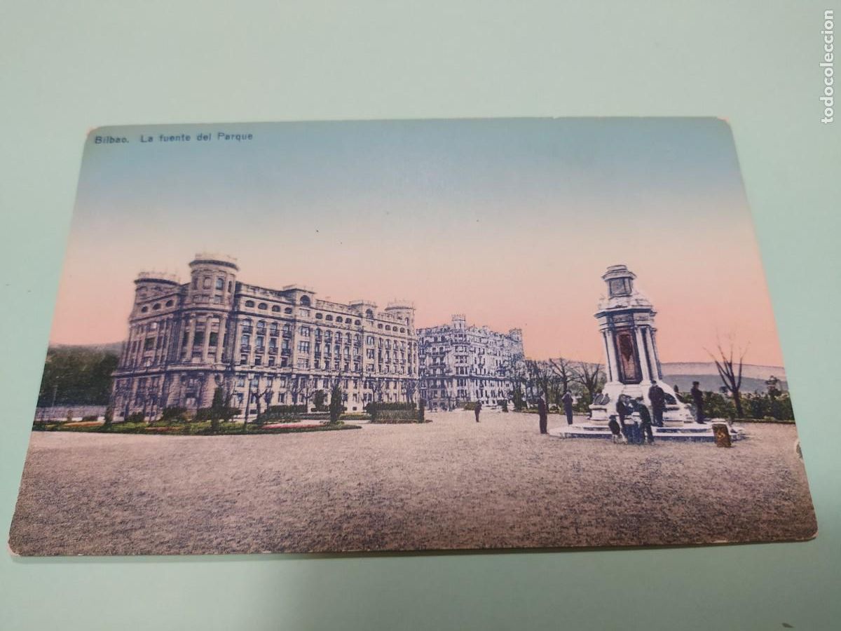 Postales: Bilbao. La fuente del Parque - Foto 1