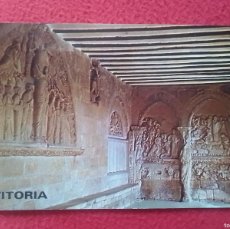 Postales: POSTAL POST CARD ÁLAVA VITORIA ARMENTIA PÓRTICO ROMÁNICO BASÍLICA DEL SIGLO XII BASQUE COUNTRY..VER. Lote 366577456
