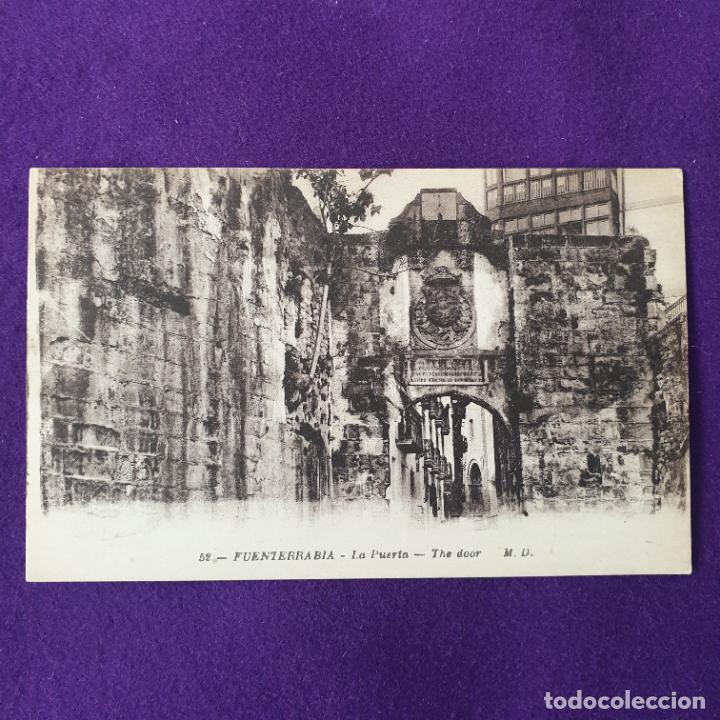 Postales: POSTAL DE FUENTERRABIA (GUIPUZCOA). LA PUERTA. - Foto 1