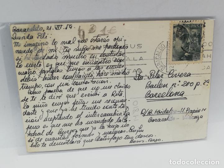 Postales: TARJETA POSTAL DE ALGORTA, VIZCAYA. BALNEARIO IGERETXE Y PLAYA DE EREAGA. - Foto 2