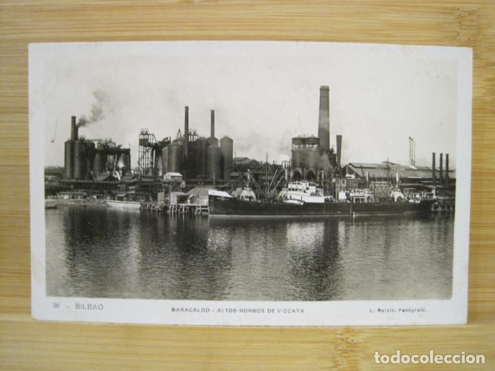 Postkarten: BILBAO-BARACALDO-ALTOS HORNOS DE VIZCAYA-ROISIN-FOTOGRAFICA-POSTAL ANTIGUA-(97.897)