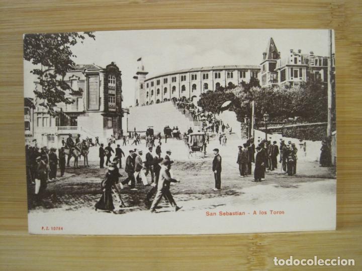 Postkarten: SAN SEBASTIAN-PLAZA DE TOROS-P.Z. 10784-POSTAL ANTIGUA-(97.900)
