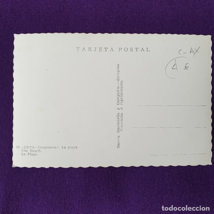 Postales: POSTAL DE DEVA (GUIPUZCOA). LA PLAYA. - Foto 2