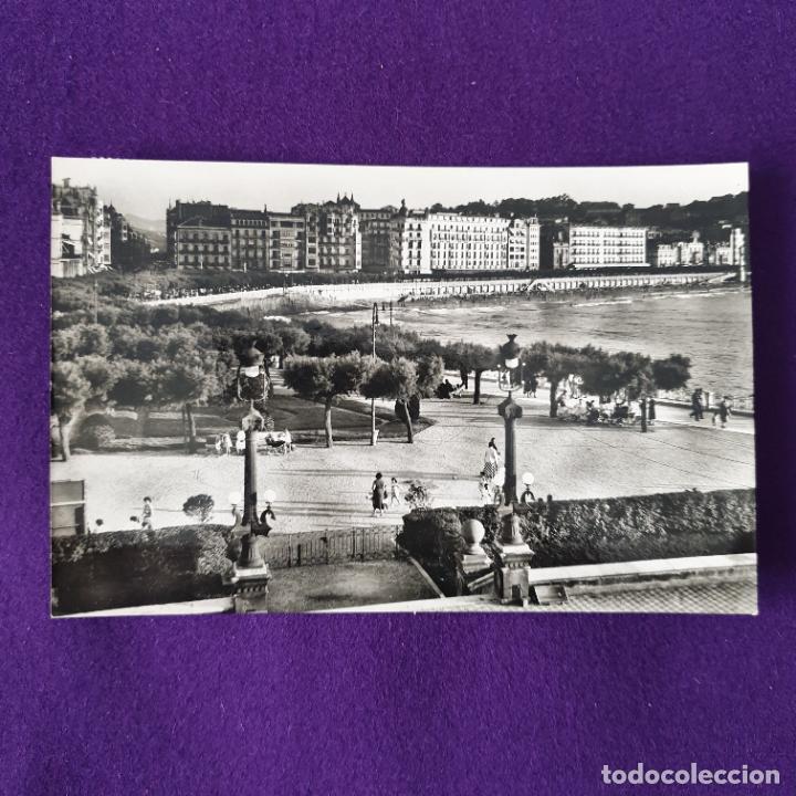 Cartoline: POSTAL DE SAN SEBASTIAN (GUIPUZCOA). VOLADIZO DE LA CONCHA.