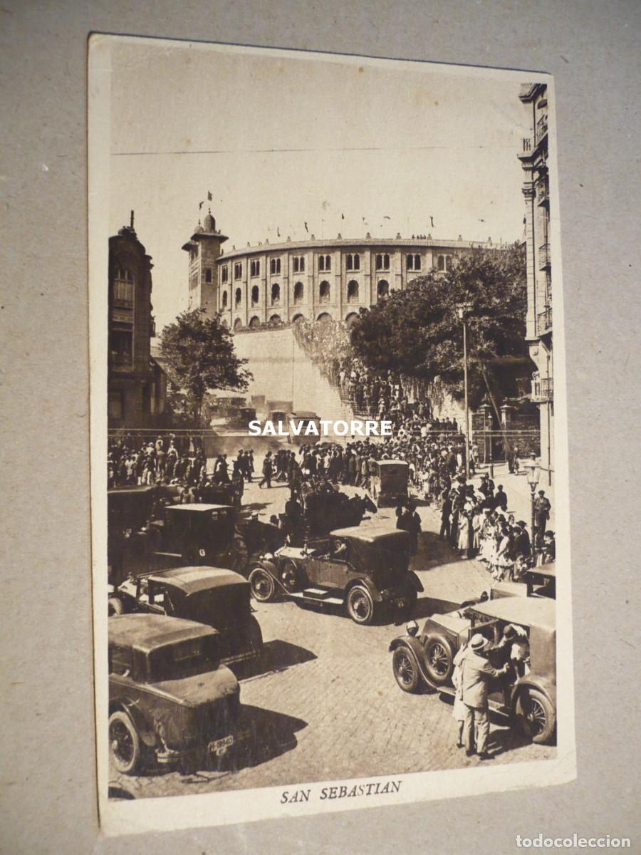 Cartoline: POSTAL SAN SEBASTIAN. SUBIDA A LA PLAZA DE TOROS.68. FOTO GALARZA.EASO 33
