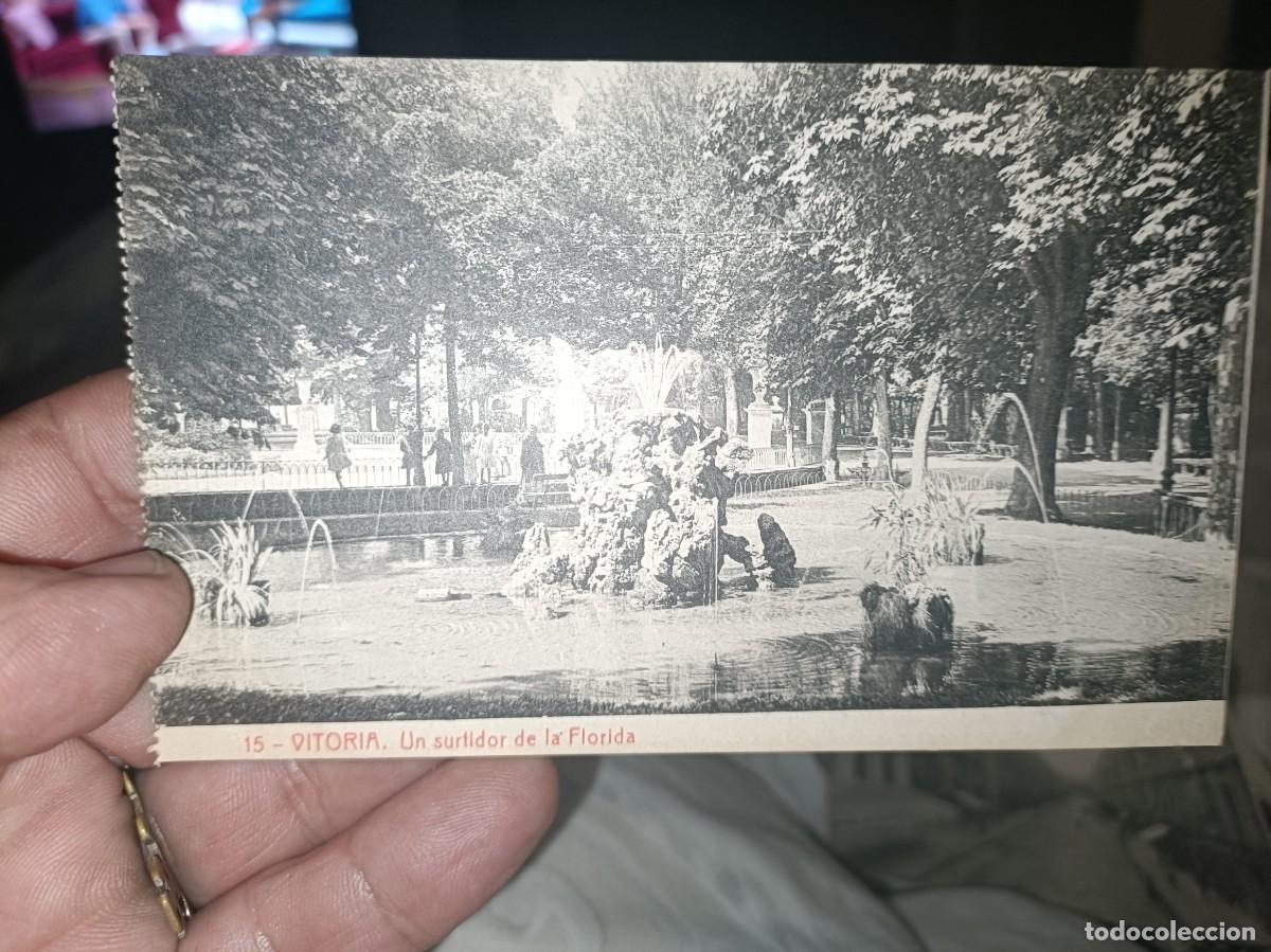 Postales: Postal de Vitoria surtidor de la Florida - Foto 1