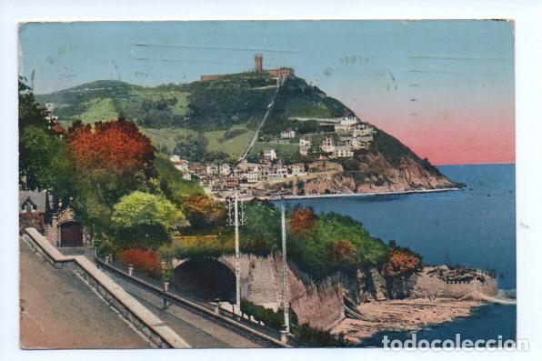 Cartes Postales: POSTAL, SAN SEBASTIAN, MONTE IGUELDO. HAUSER Y MENET. CIRCULADA. 1930