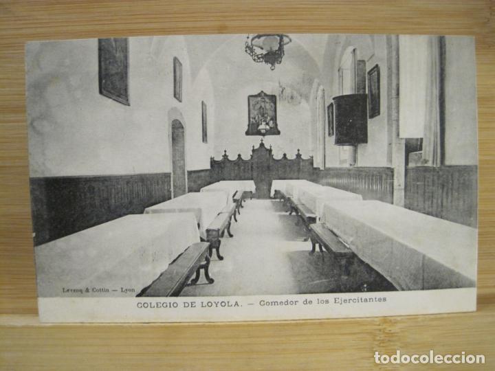 Postcards: COLEGIO DE LOYOLA-COMEDOR DE LOS EJERCITANTES-POSTAL ANTIGUA-(98.593)