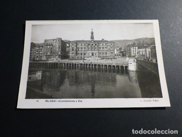 Postales: BILBAO AYUNTAMIENTO Y RIA - Foto 1