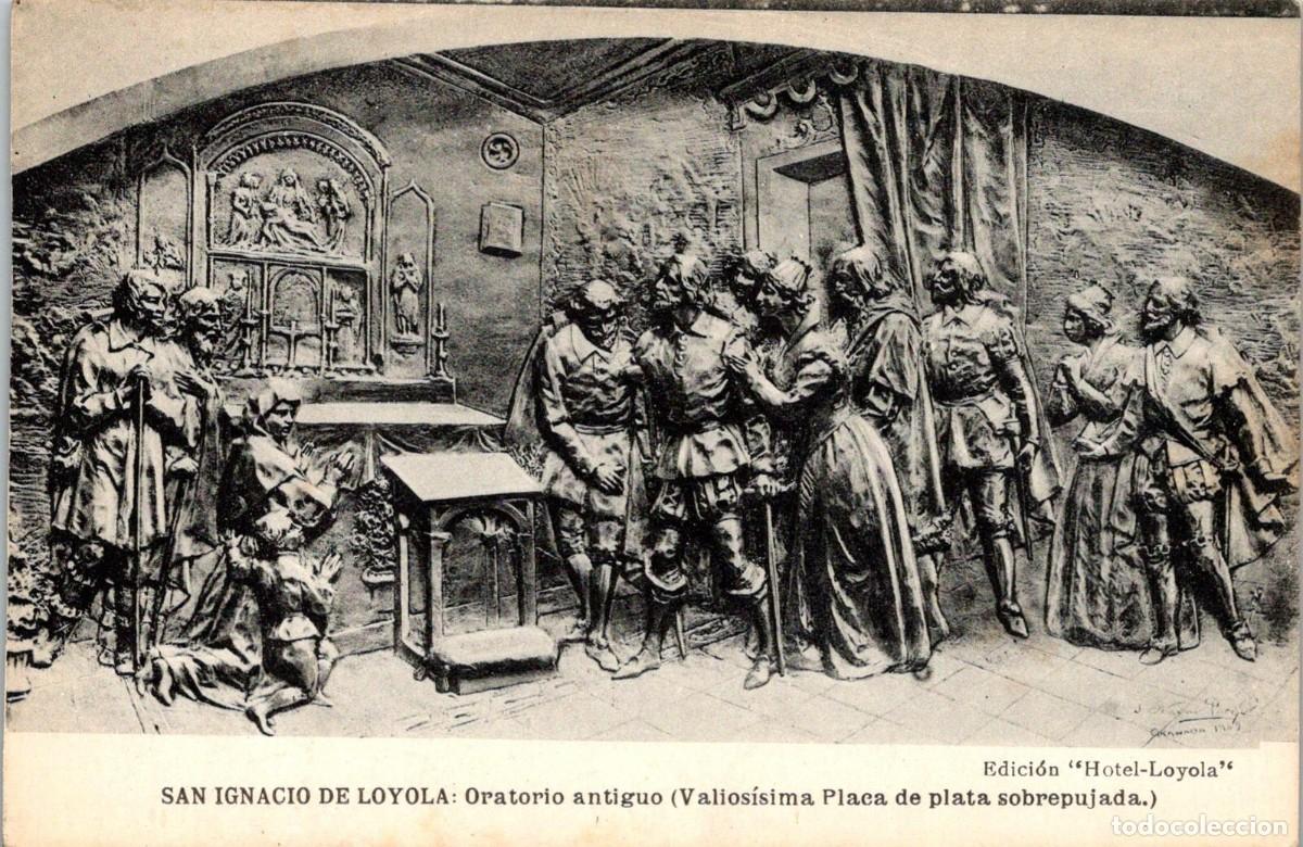 Cartoline: San Ignacio de Loyola - Oratorio antiguo - Ed. Hotel Loyola - Hauser y Menet - 139x88mm