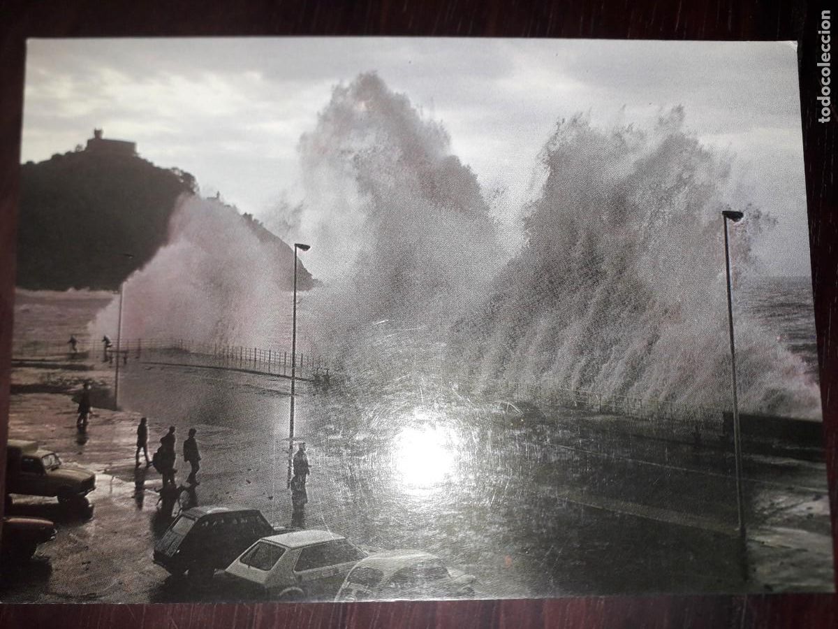 Postales: N&ordm; 7864 POSTAL SAN SEBASTIAN TEMPORAL - Foto 1