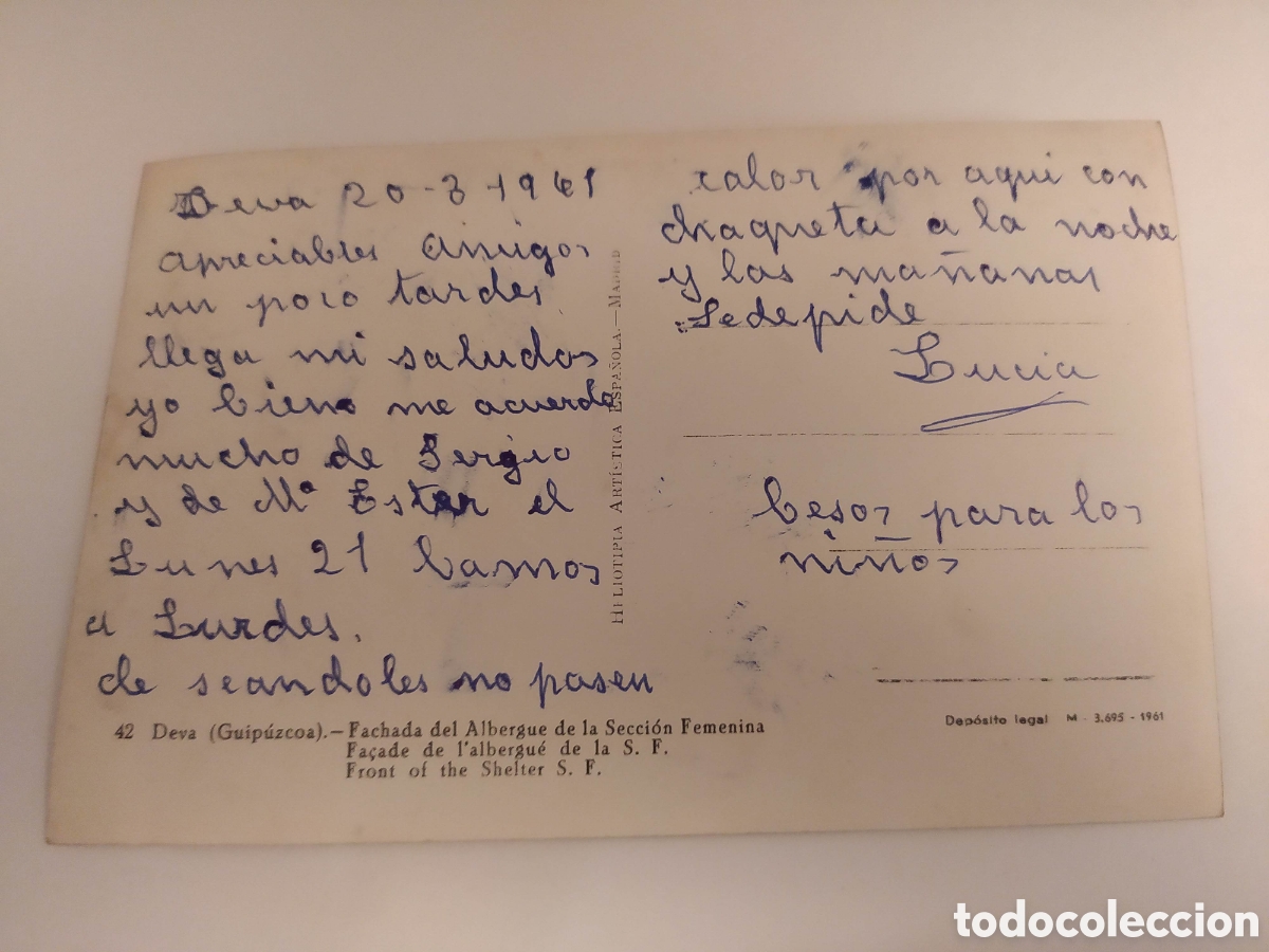Postales: Postal Deva (Guip&uacute;zcoa) - Foto 4