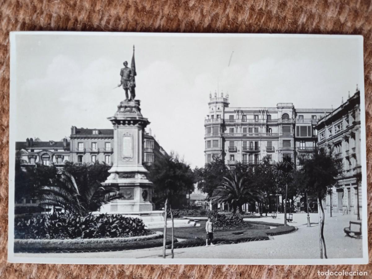 Postkarten: SAN SEBASTIAN - ESTATUA DEL ALMIRANTE OQUENDO