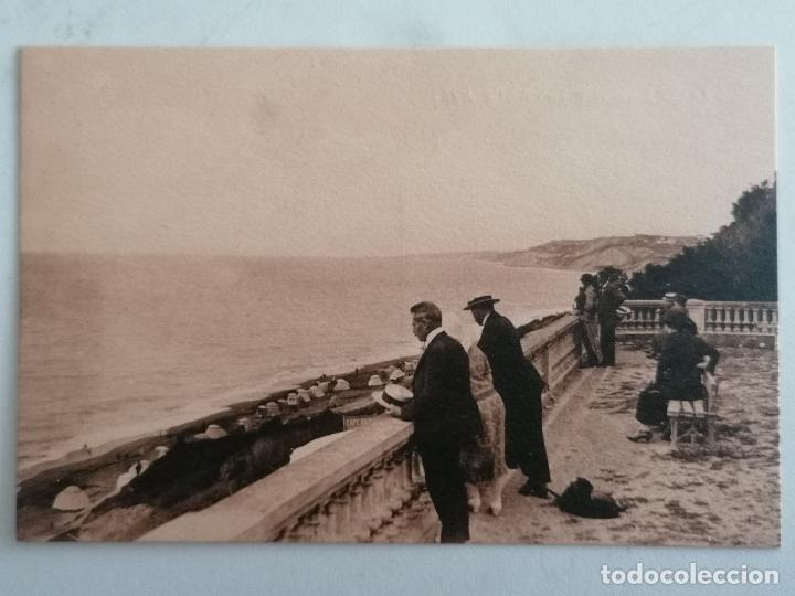 Postkarten: POSTAL COSTA VASCA - TERRAZA DE GUETHARY, 1931